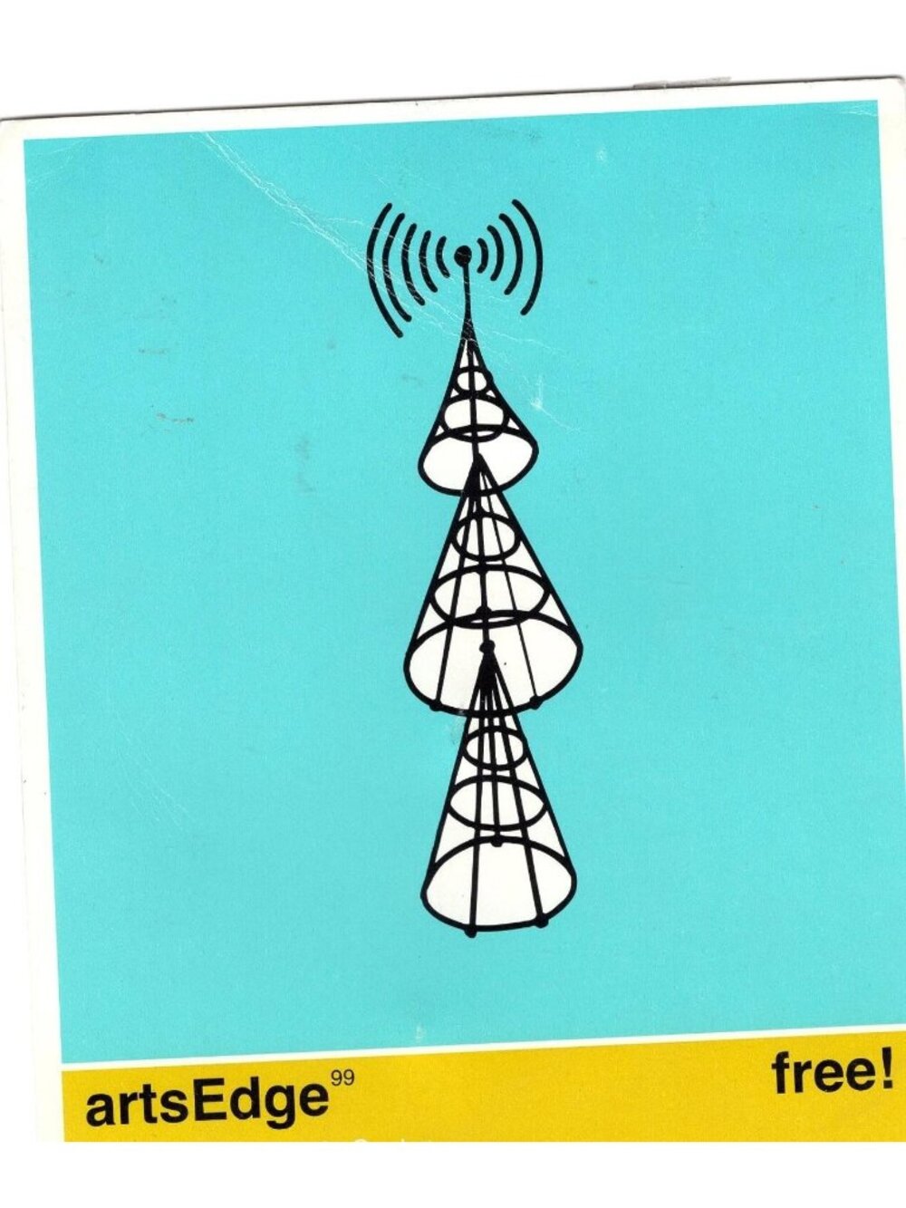 ArtsEdge 99 Seattle Center Festival Vintage Postcard Unposted Retro Design
